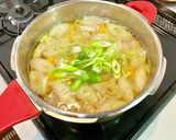 冷え解消！鶏肉ともち麦のスープ作り方7写真