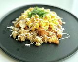 米粉でヘルシー【チバプ】韓国の唐揚げ炒飯作り方8写真