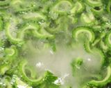 ゴーヤと豚しゃぶの生姜ポン酢サラダ作り方2写真