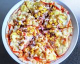 ほくほくポテトとツナマヨコーンピザ作り方11写真