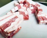 ガッツリ丼！簡単・ピリ辛の回鍋肉丼作り方1写真