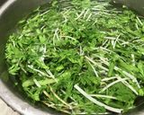春菊とゴボウの胡麻ポン酢和え作り方6写真