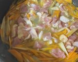 豚天のカレー味☆鳥ごぼう炊き込みご飯弁当作り方6写真