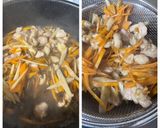 豚天のカレー味☆鳥ごぼう炊き込みご飯弁当作り方7写真
