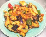 イナダと夏野菜の旨辛炒め作り方10写真