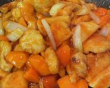 【簡単おかず】鶏胸肉とたけのこの甘酢餡作り方6写真