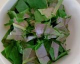 沖縄島野菜ハンダマと大葉の梅オニギリ作り方1写真