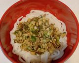 細うどんをレンジで簡単、山形だし玉うどん作り方3写真