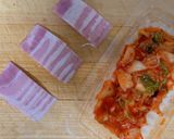 ☆キムチーズで茄子のハッセルバック☆作り方2写真