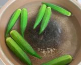 白だしが美味しい☆ネギとオクラのダシ浸し作り方2写真