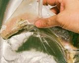 マグロのカマのオイスターソース煮作り方4写真
