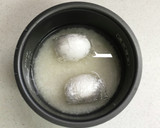 コスト０円！炊飯器で半熟卵と固ゆで卵作り方2写真