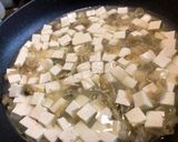 麻婆スタイルの餡掛け豆腐作り方2写真