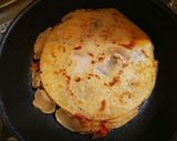 茄子とキムチのチヂミ作り方7写真