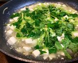 麻婆スタイルの餡掛け豆腐作り方6写真
