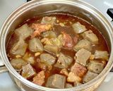 山形牛すね肉とこんにゃくの味噌煮風作り方3写真