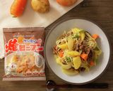 電子レンジで簡単！野菜カレービーフン作り方1写真