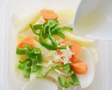 電子レンジで簡単！野菜カレービーフン作り方4写真