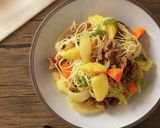 電子レンジで簡単！野菜カレービーフン作り方8写真