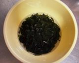白菜とわかめのさっぱりサラダ作り方1写真