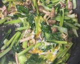 小松菜の炒め物作り方4写真