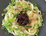 簡単☆肉味噌＆薬味の冷製うどん作り方3写真
