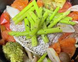 鯛と野菜のワイン蒸し作り方4写真