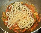うどんナポリタン作り方4写真