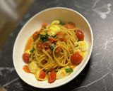 トマトとモッツァレラチーズのパスタ作り方9写真