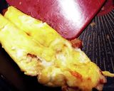 主な材料は二つ♪甘い煮豆の卵焼き作り方5写真