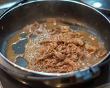 すき焼き(割り下なし×切り落とし牛肉)作り方5写真