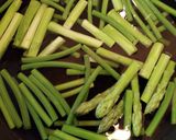 簡単！にんにくの芽で肉巻き作り方1写真