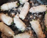 簡単！にんにくの芽で肉巻き作り方5写真
