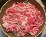 フライパン蒸し♫豚バラもやしの香味ダレ作り方1写真