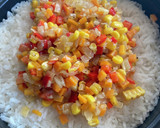 お鍋で炊く　とうもろこしと野菜のピラフ作り方5写真