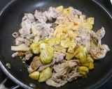 簡単！とろとろ茄子と豚メンマ作り方3写真
