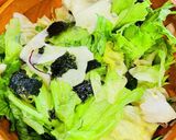超簡単！レタスと海苔のオリーブ醤油サラダ作り方5写真
