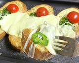 とろとろチーズのピーマントースト作り方11写真