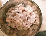 鶏モモとピーマン炒め物（青椒肉絲風）作り方3写真