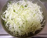キャベツの千切りごま油めんつゆ和え作り方1写真