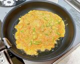 たこ焼き粉で♪キムチとししとうのチヂミ作り方4写真