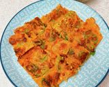 たこ焼き粉で♪キムチとししとうのチヂミ作り方9写真