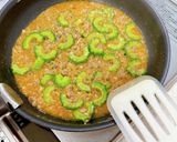 ゴーヤとひき肉のピリ辛味噌炒め作り方6写真