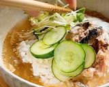 夏野菜×さば水煮缶でサッパリ冷や汁作り方4写真