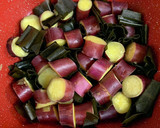さつま芋と昆布の煮物♪作り方7写真