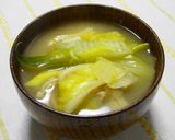 エノキと豆腐の鶏がら味噌スープ作り方5写真