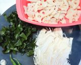 時短簡単☆蓮根とエノキとワカメの塩パスタ作り方1写真