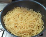 時短簡単☆蓮根とエノキとワカメの塩パスタ作り方9写真