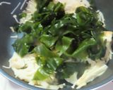 時短簡単☆蓮根とエノキとワカメの塩パスタ作り方7写真