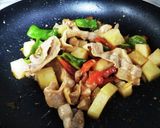 バーベキューソース炒め！厨房ばあばぁ！作り方4写真